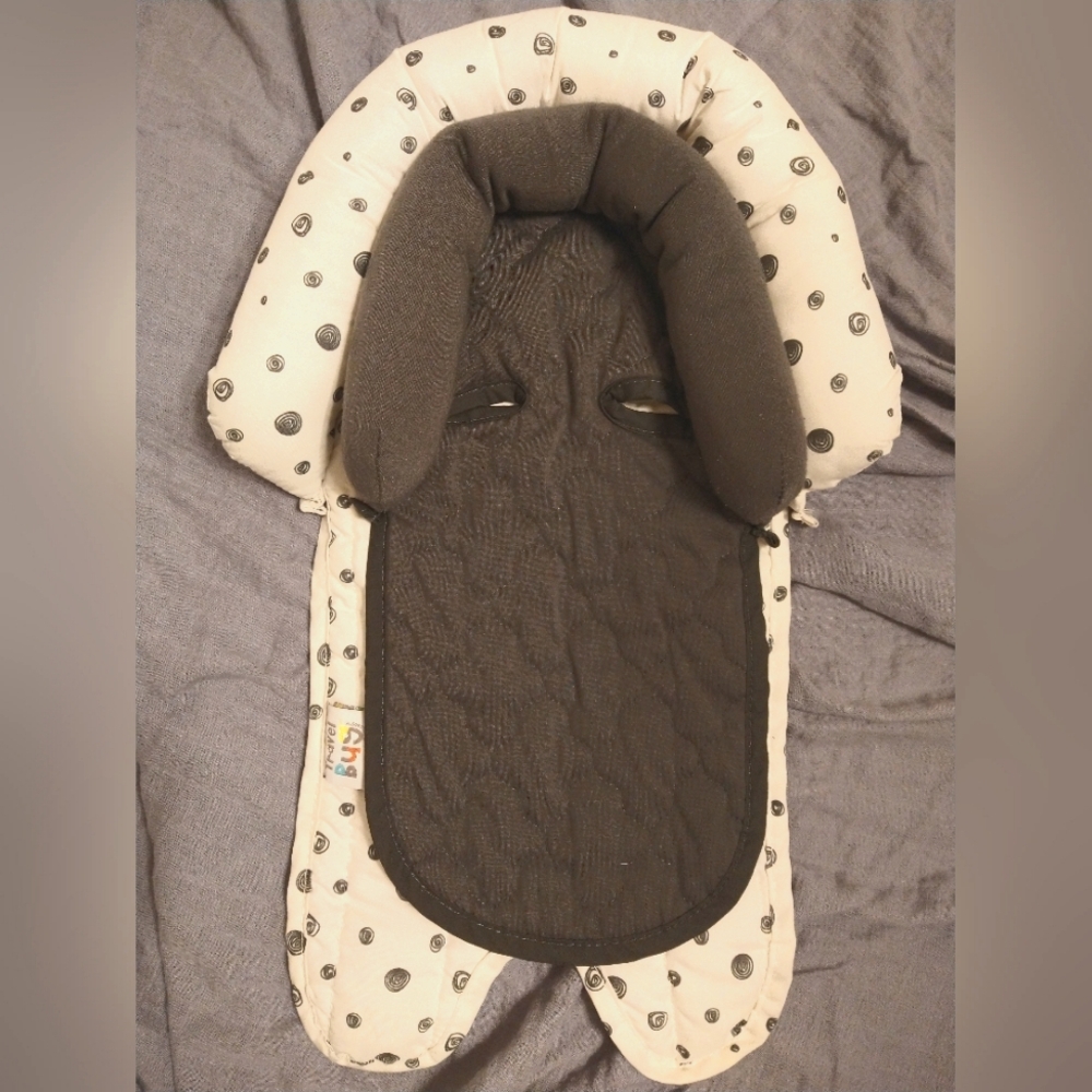 Travel Bug infant car seat stroller pillow support 2 piece for growth
